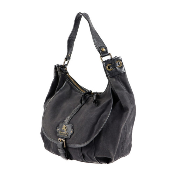 BURBERRY BLUE LABEL Burberry blue label shoulder bag canvas leather black sem... - Picture 2 of 10